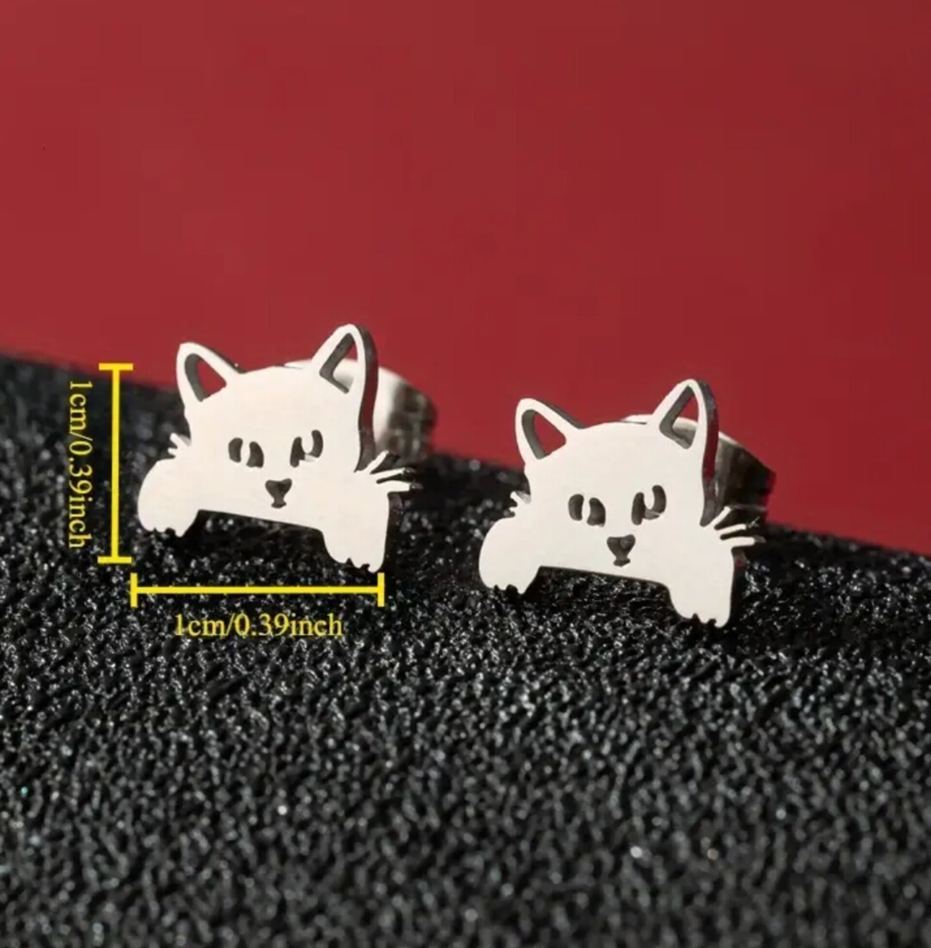 Pendientes de gatitos - 3