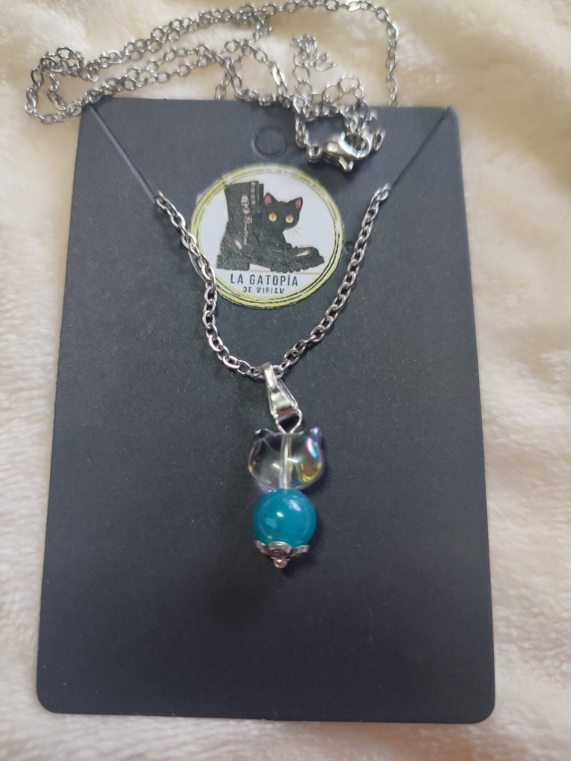 Conjunto Pendientes y colgante - 7